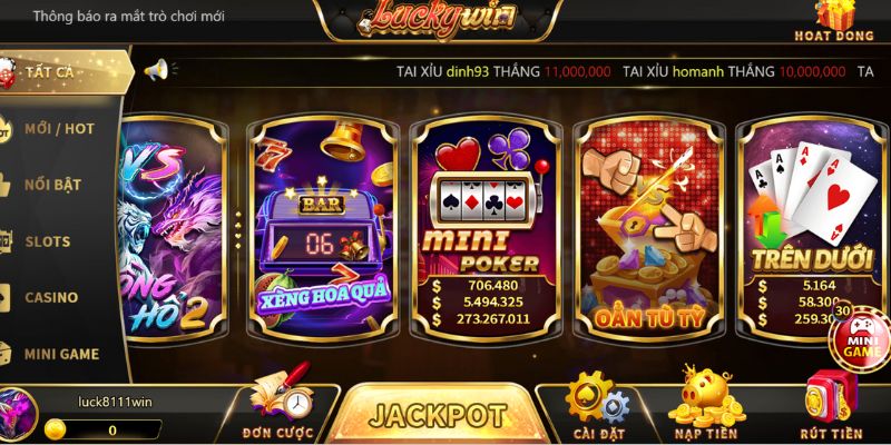 Mini Poker: Thử Vận May, Rinh Ngay Thưởng Khủng huong dan chi tiet cach thuc tham gia ca cuoc no hu tai luckywin