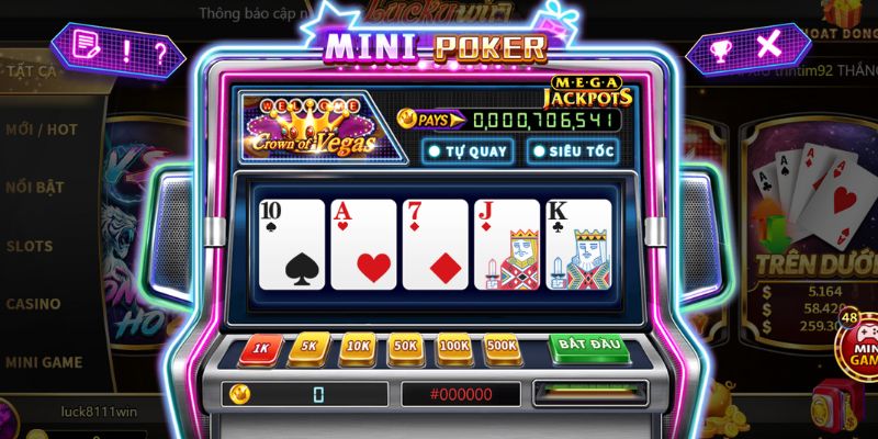 Mini Poker: Thử Vận May, Rinh Ngay Thưởng Khủng trai nghiem thu vi tai sanh cuoc no hu hang dau